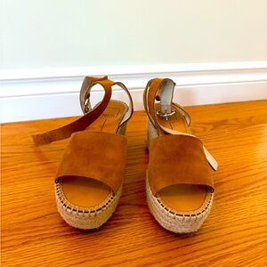 Dolce Vita Suede Platform Sandals